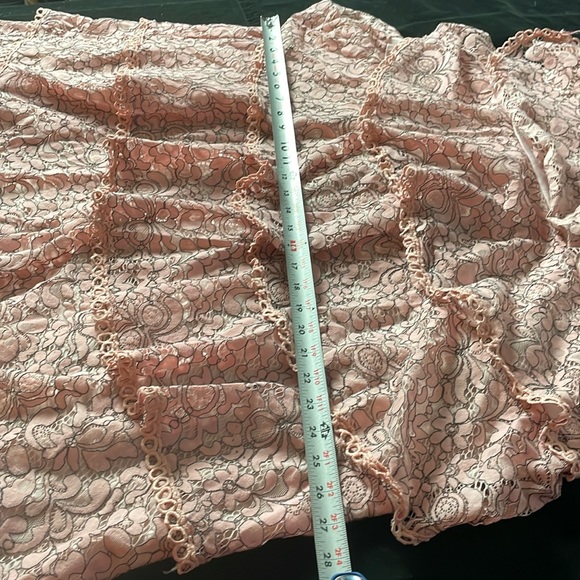 ❤️ LE Lined Maxi Dress measurements in pictures peach lace/wedding dress? - Picture 6 of 16